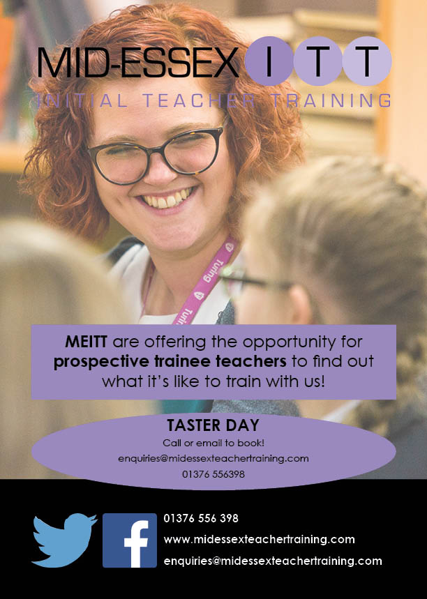 Come along to our next Taster Day on Thursday 11th May 2017!